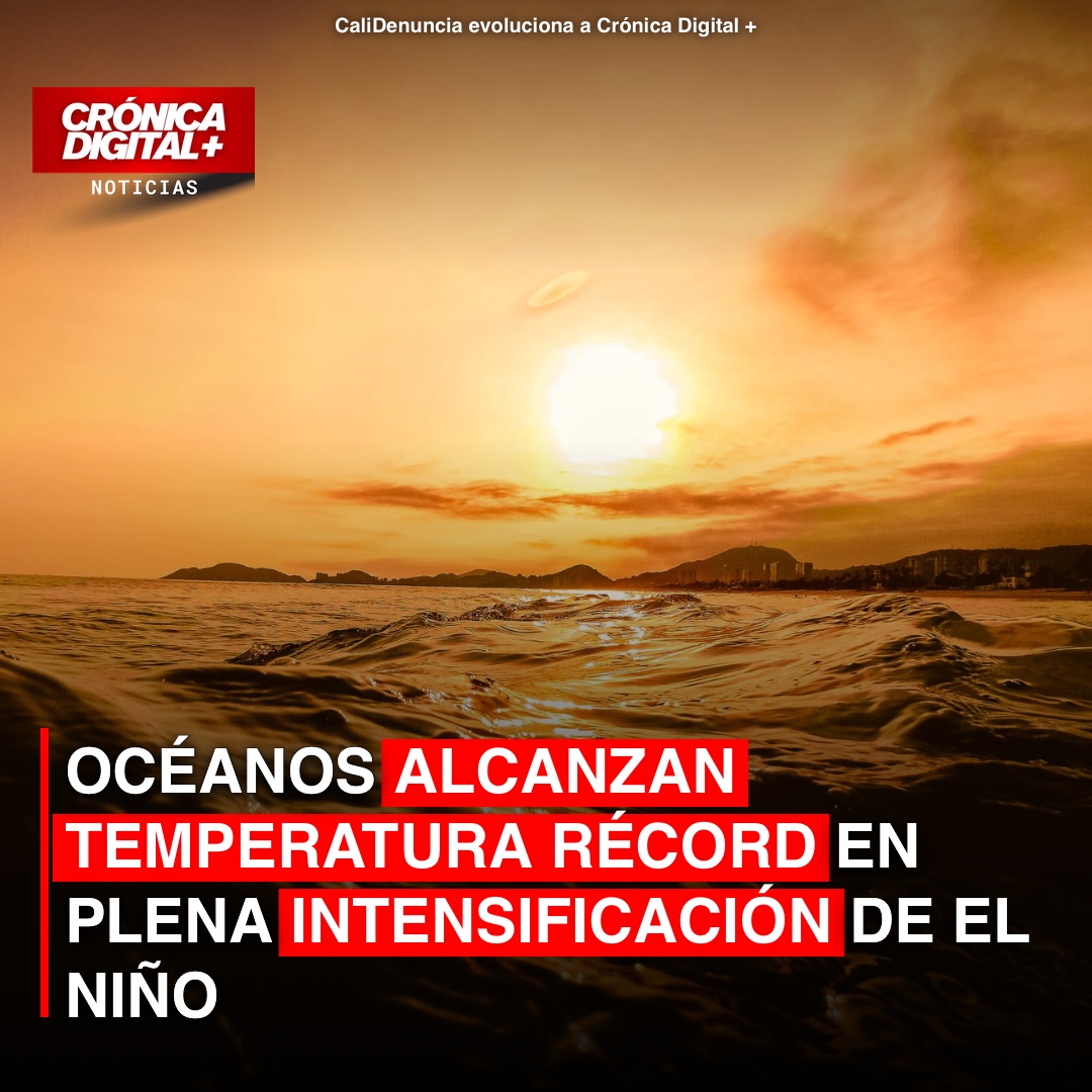 Océanos alcanzan temperatura récord: impacto global por El Niño y cambio climático
