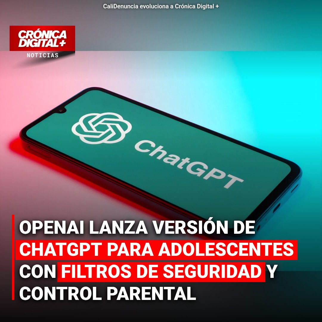 OpenAI Lanza ChatGPT con Seguridad Reforzada para Jóvenes