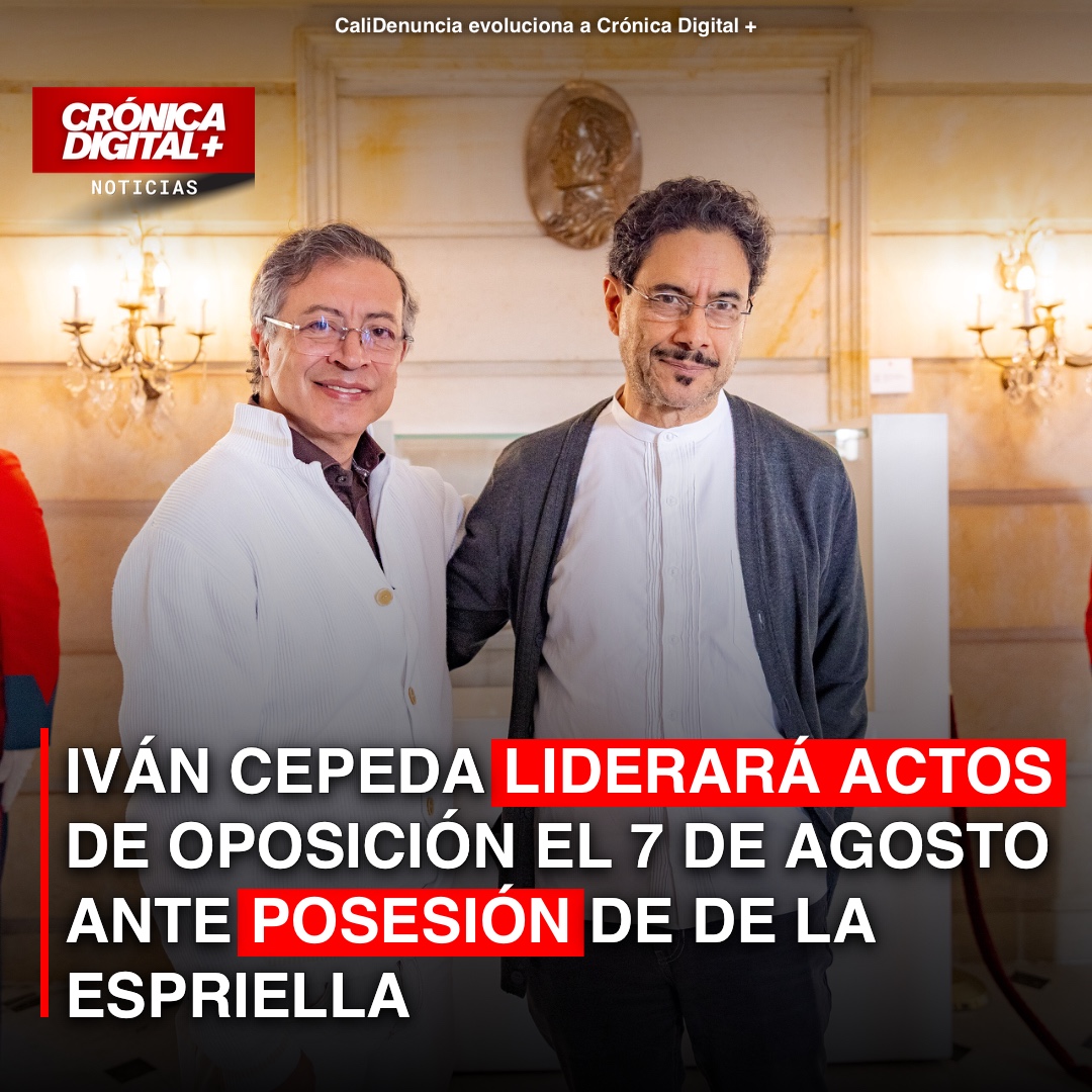 Oposición se moviliza el 7 de agosto ante posesión de De la Espriella