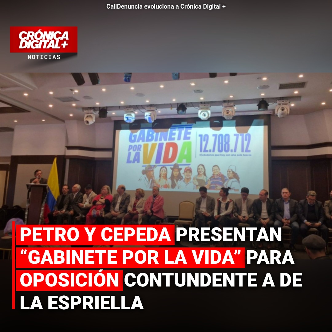 Pacto Histórico lanza ‘Gabinete por la Vida’ para oponerse a De la Espriella