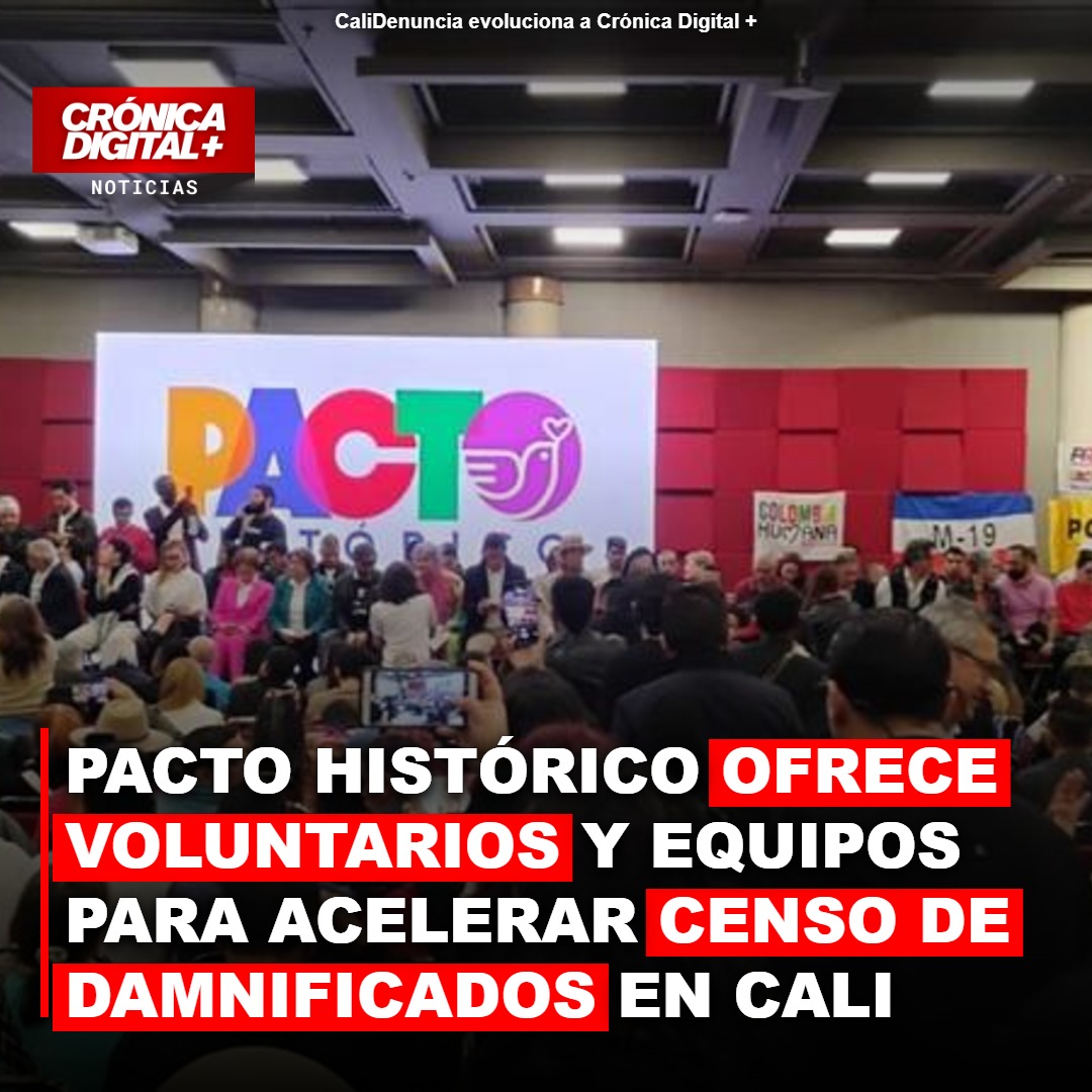 Pacto Histórico se ofrece para acelerar censo tras sismo en Cali
