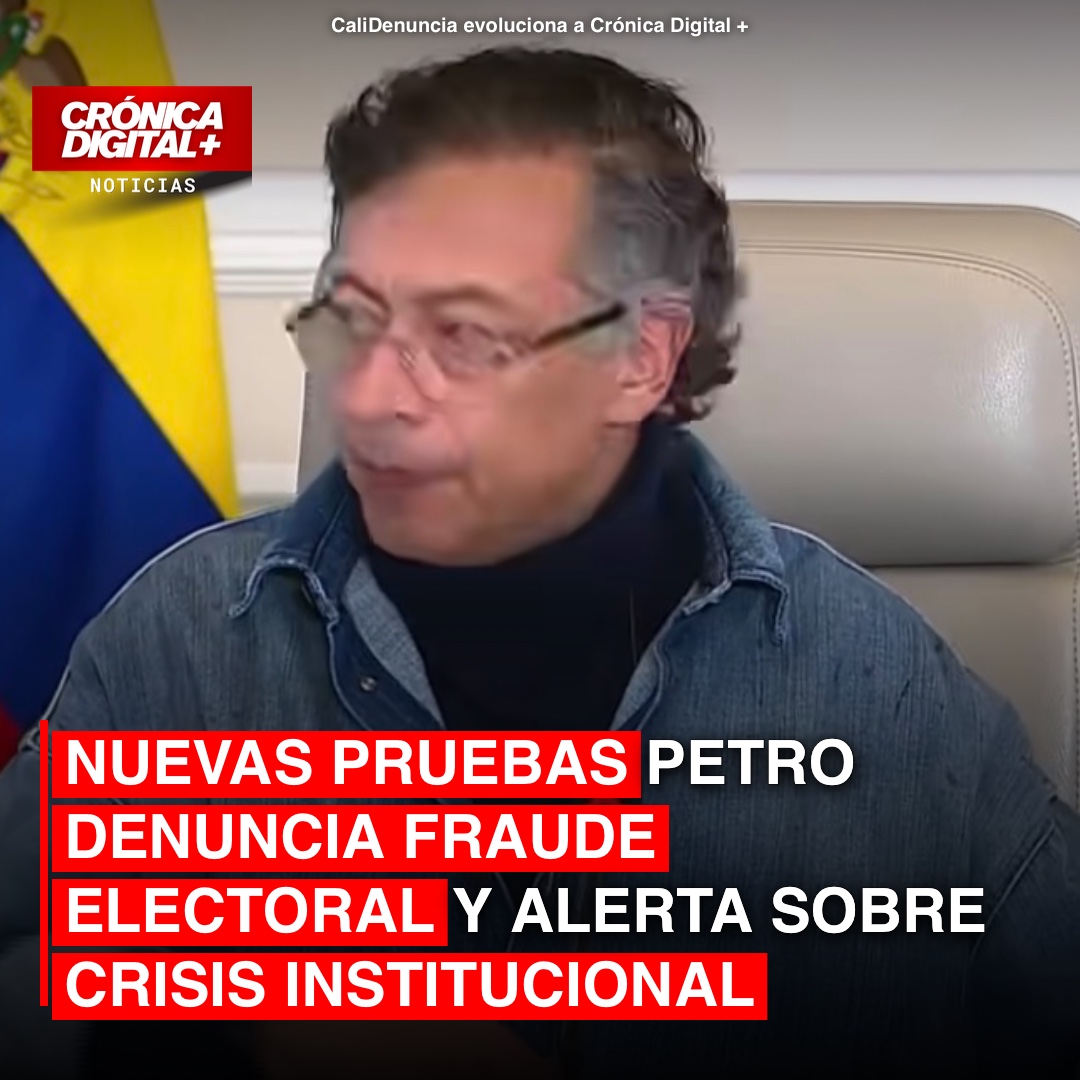 Petro alerta sobre fraude electoral algorítmico y crisis institucional