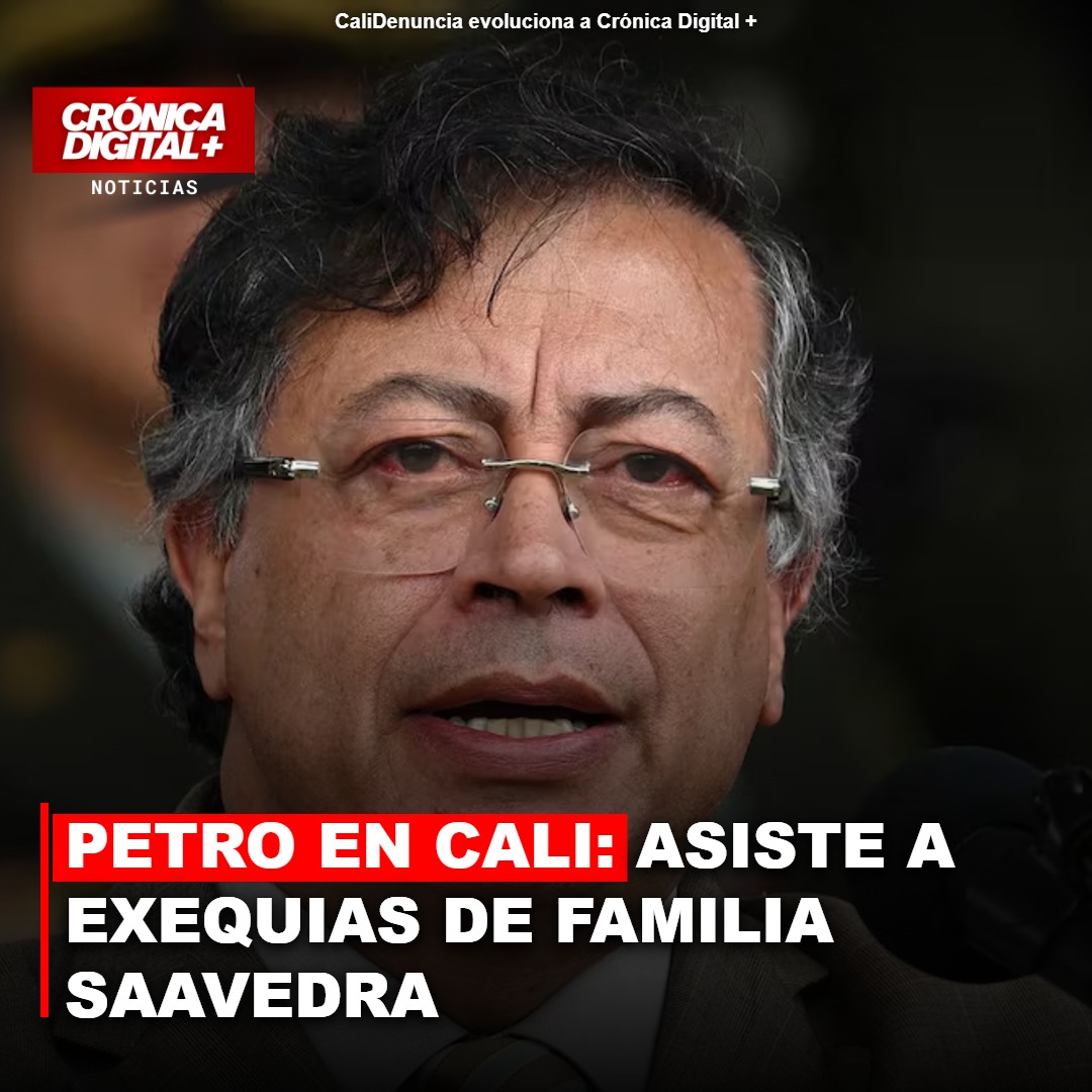 Petro en Cali: Asiste a exequias familiares y los califica de «progresistas»