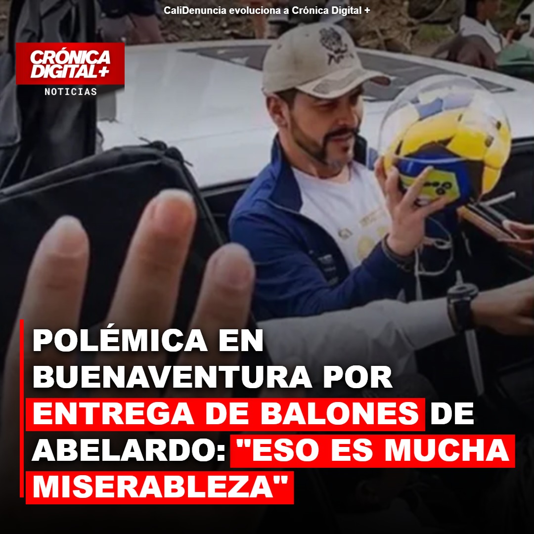 Polémica en Buenaventura por balones de De la Espriella post-terremoto