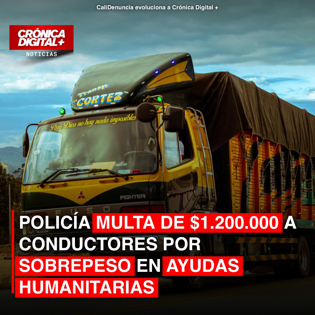 Polémica por multas a transportistas de ayuda humanitaria en Colombia