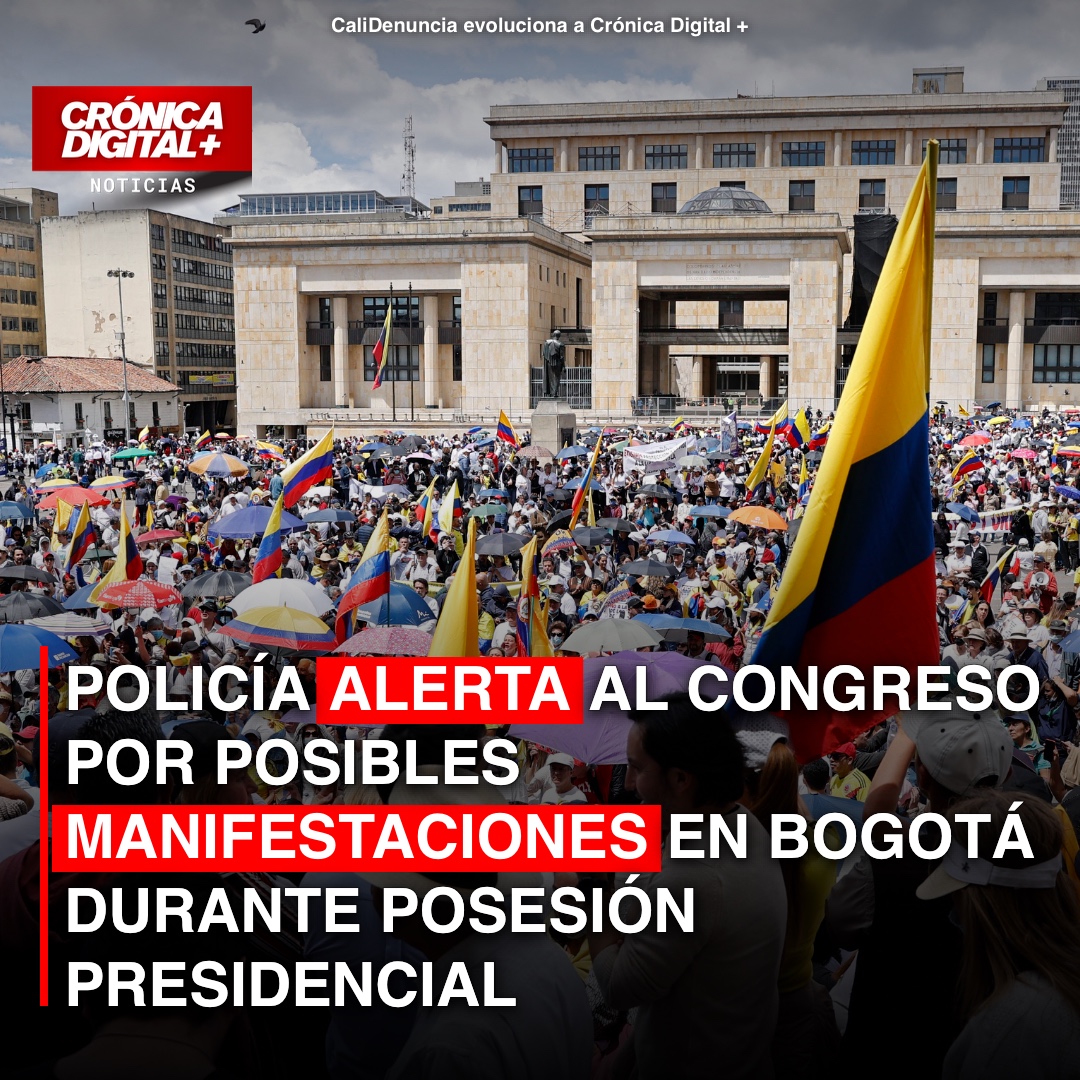 Policía Alerta al Congreso por Disturbios Previstos en Posesión Presidencial
