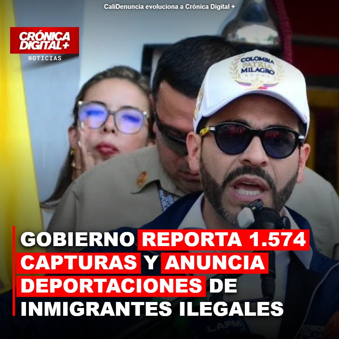 Presidente De La Espriella anuncia 1.574 capturas y deportación de migrantes ilegales