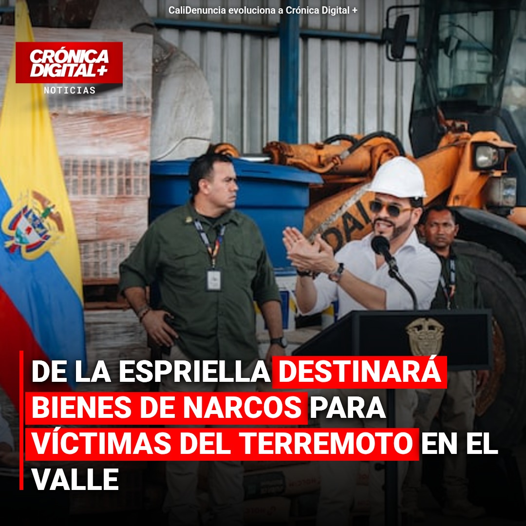 Presidente De La Espriella: Bienes de Narcotráfico para Reconstrucción en Valle