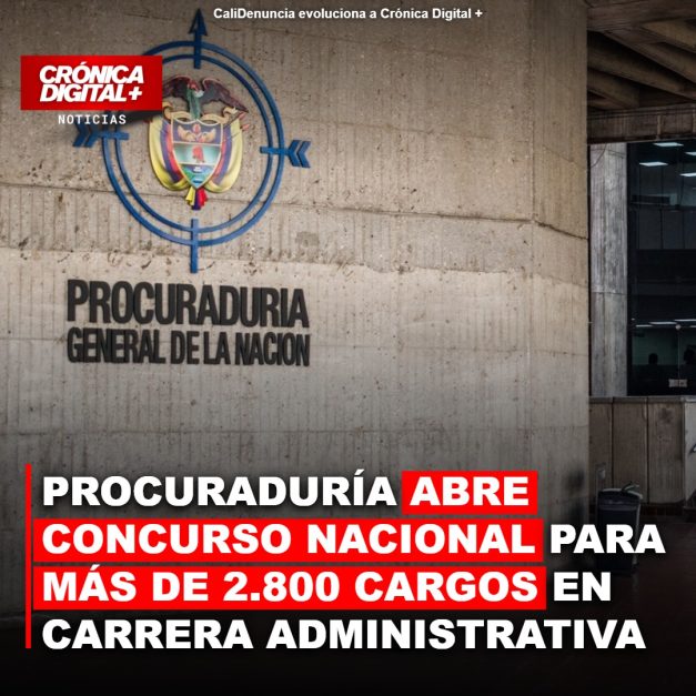Procuraduría convoca 2.826 cargos por mérito en carrera administrativa
