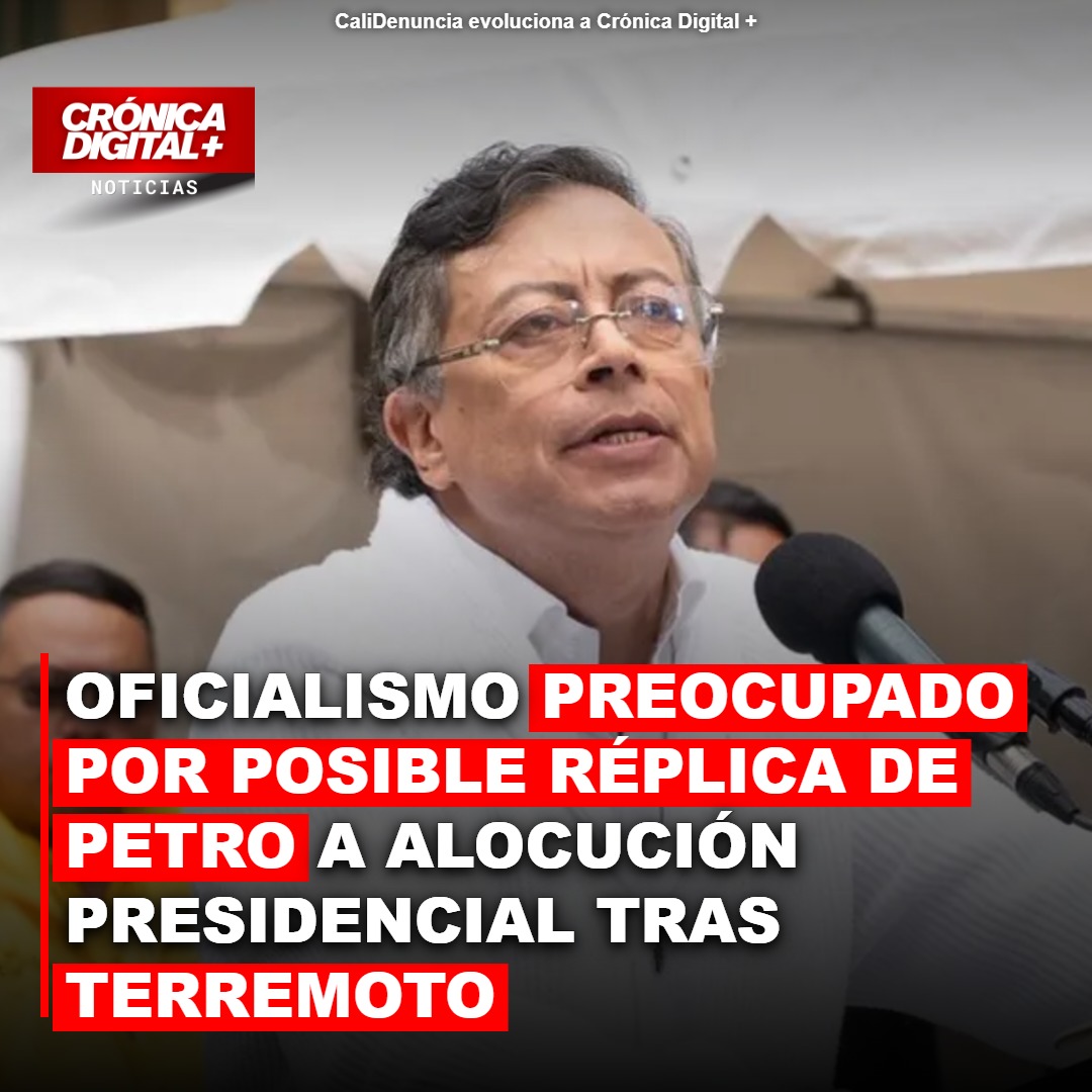 Réplica de Petro a De la Espriella genera alarma oficialista por terremoto