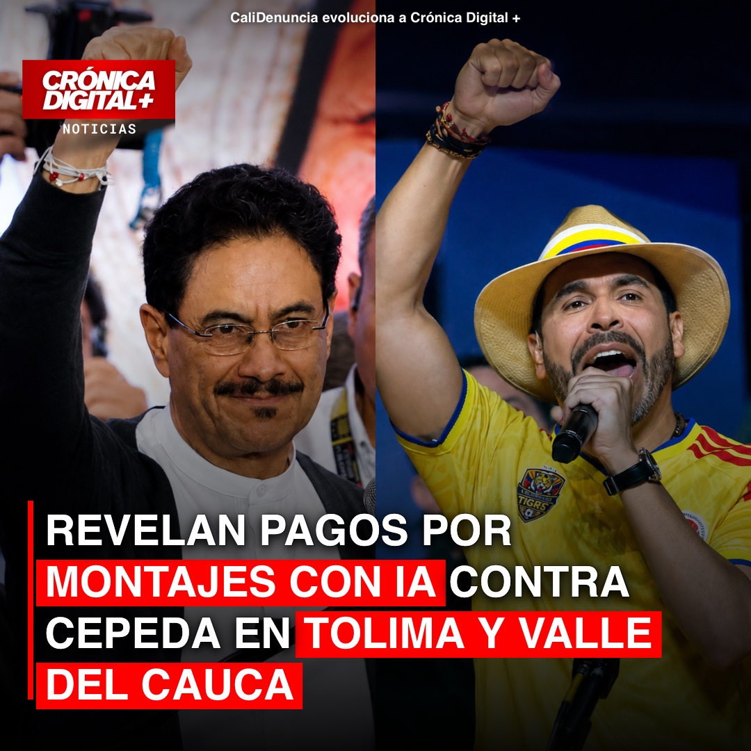 Revelan pagos por montajes con IA contra Cepeda en Tolima y Valle
