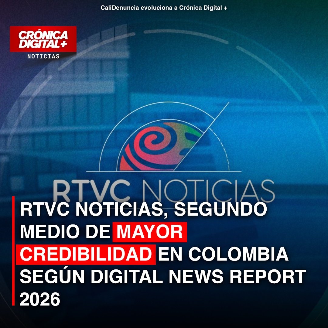 RTVC Noticias: Segundo medio más creíble en Colombia según Digital News Report