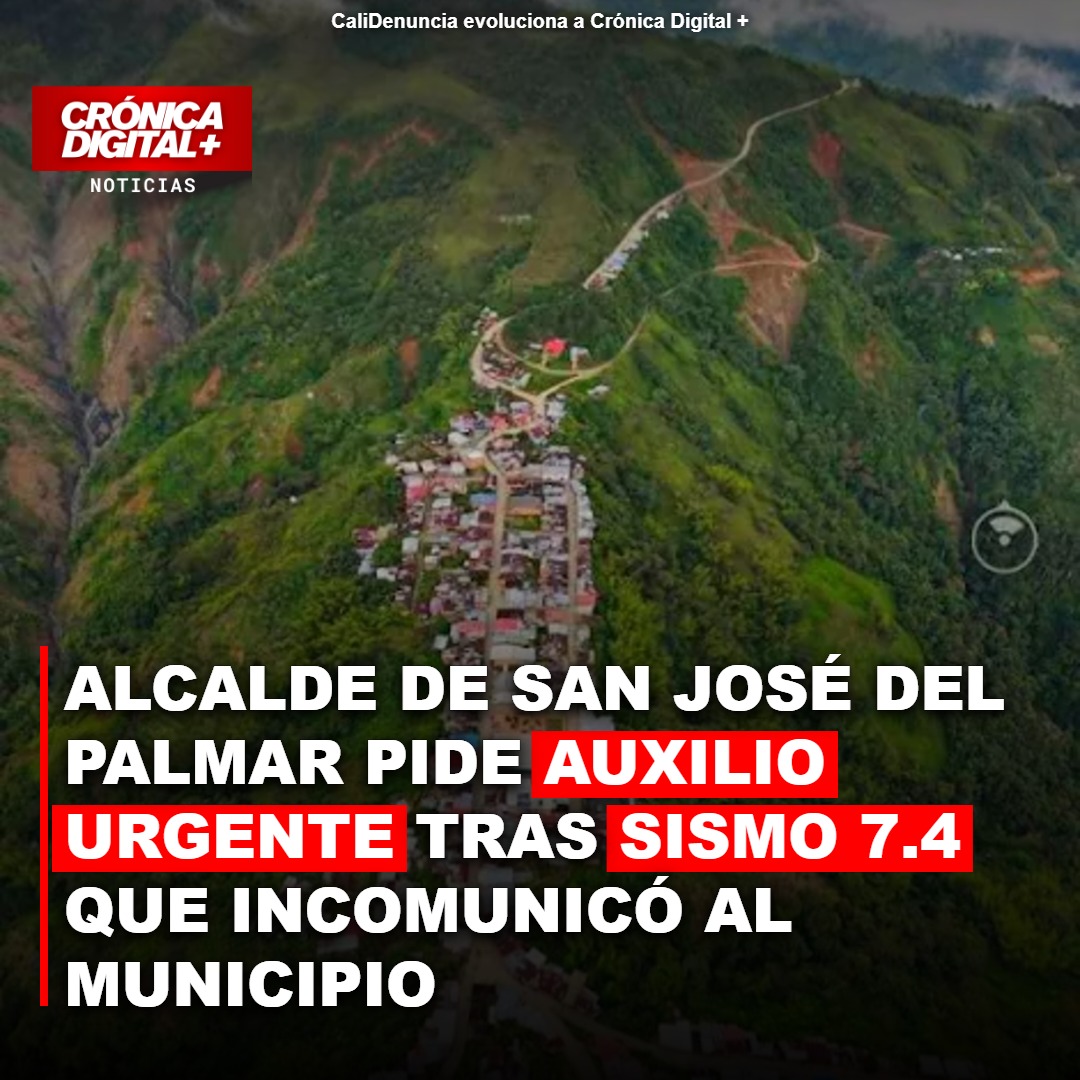 San José del Palmar, Chocó: Aislado por sismo de 7.4 y sin recursos para emergencia