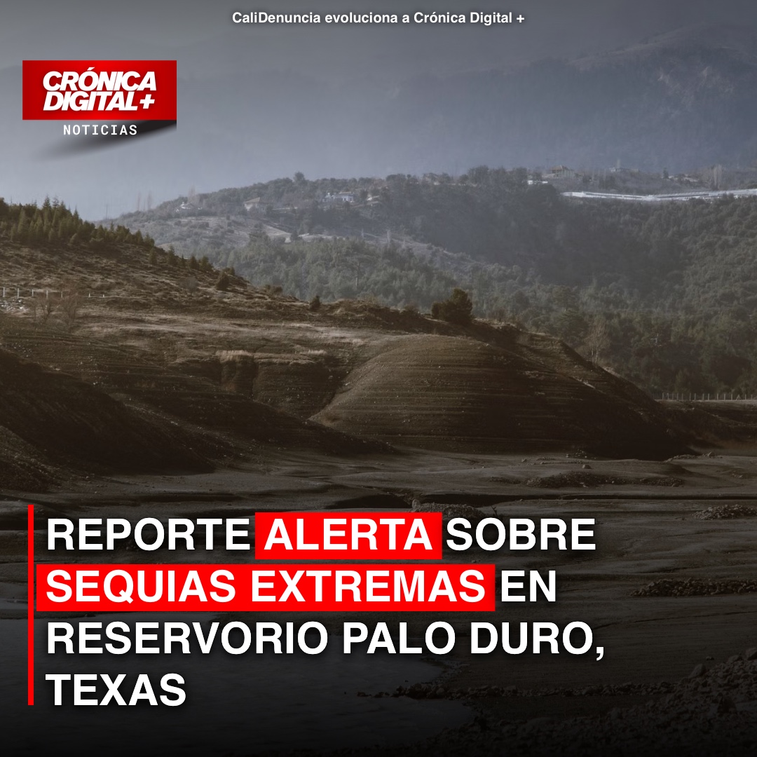 Sequía extrema: Embalse Palo Duro en Texas se secó completamente en 2023