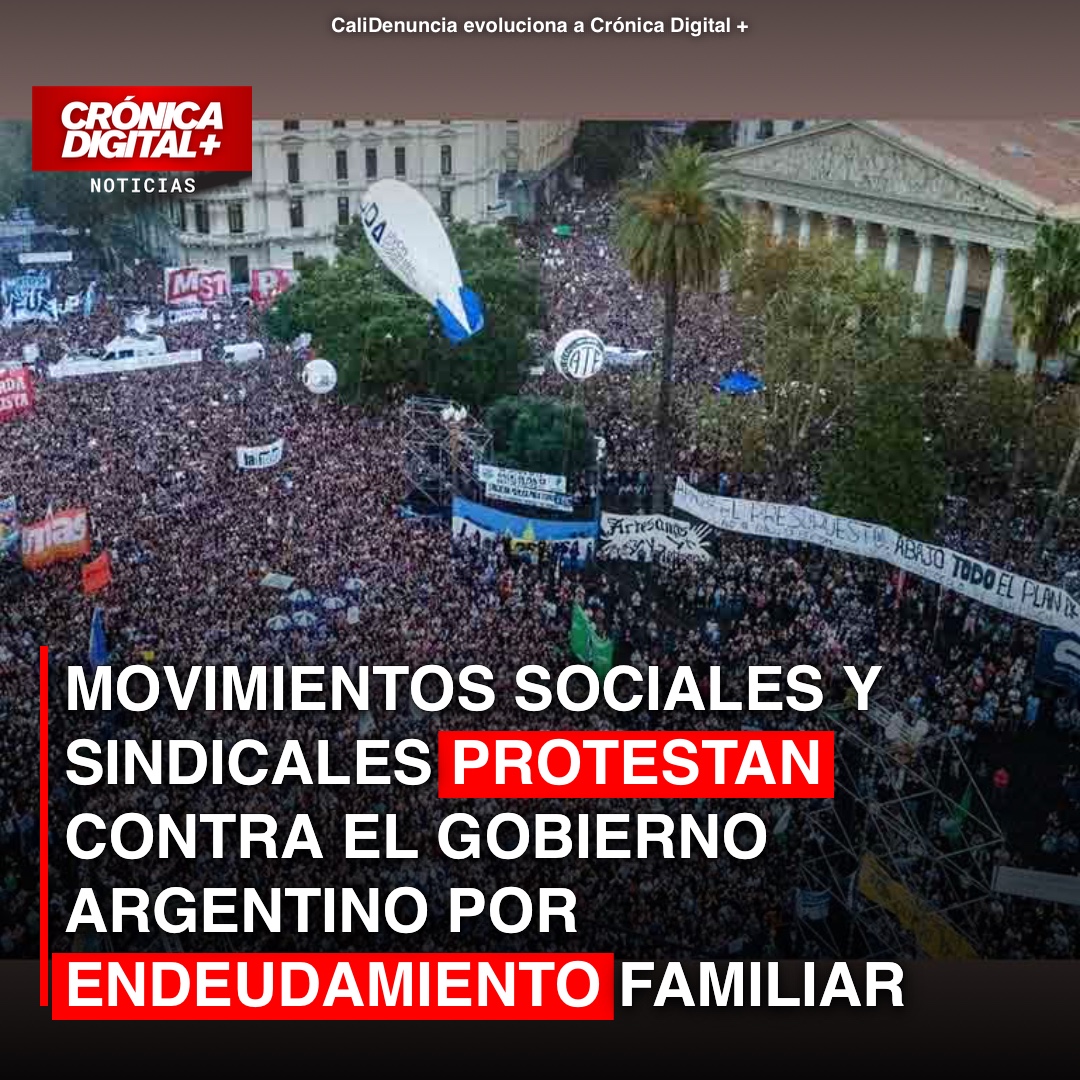 Sindicales y sociales exigen al Gobierno Milei frenar crisis de deuda familiar