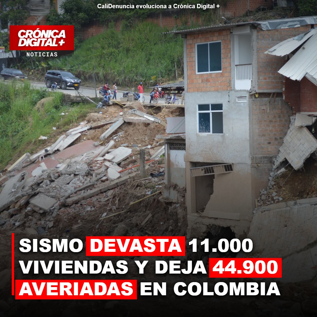Sismo de 7.4: Colombia afronta reconstrucción masiva tras devastación