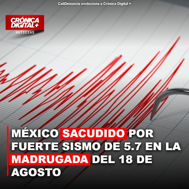Sismo de magnitud 5.7 sacude costas de Chiapas en madrugada mexicana