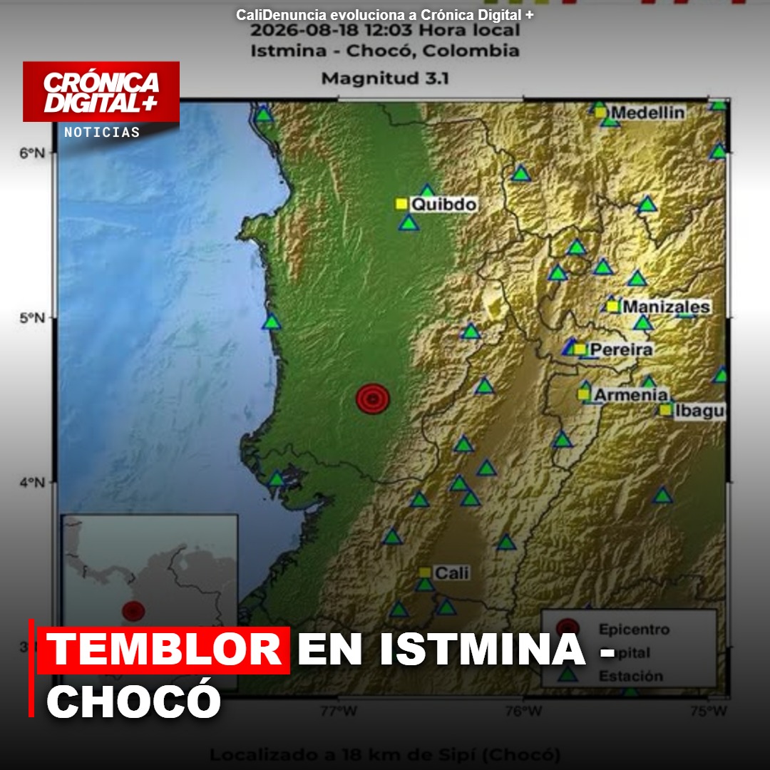 TEMBLOR EN Istmina – Chocó