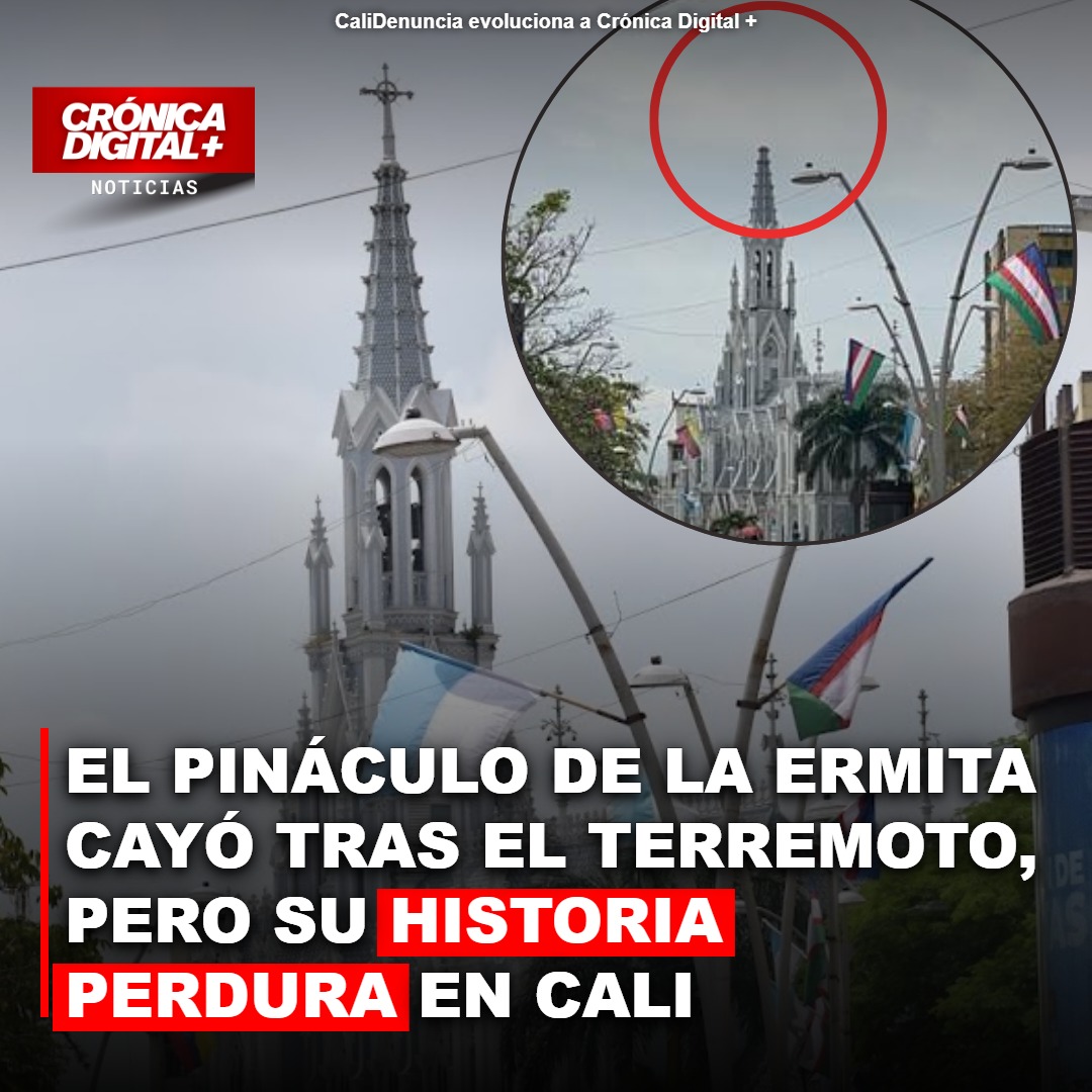Terremoto en Cali fractura pináculo de La Ermita: un golpe al patrimonio