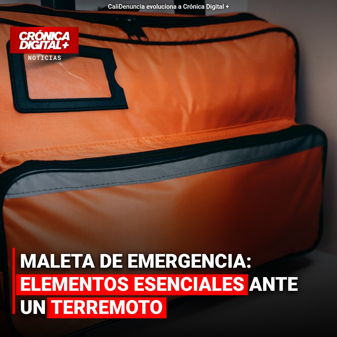 Terremoto en Colombia: Claves para su mochila de emergencia
