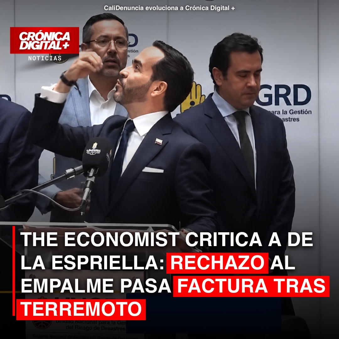 The Economist critica a De la Espriella por empalme fallido tras sismo