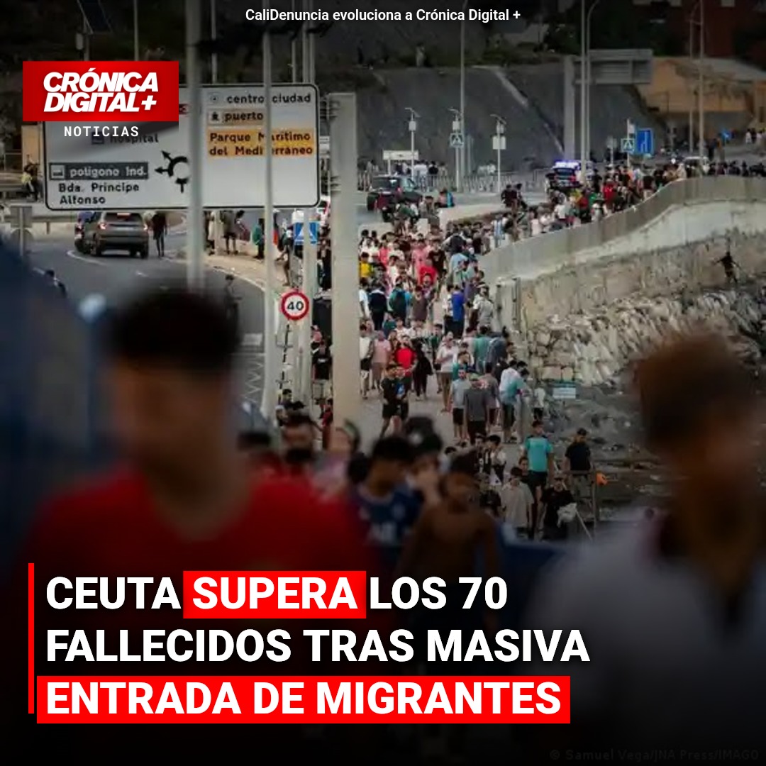 Tragedia en Ceuta: Ascienden a 75 los migrantes fallecidos tras entrada masiva