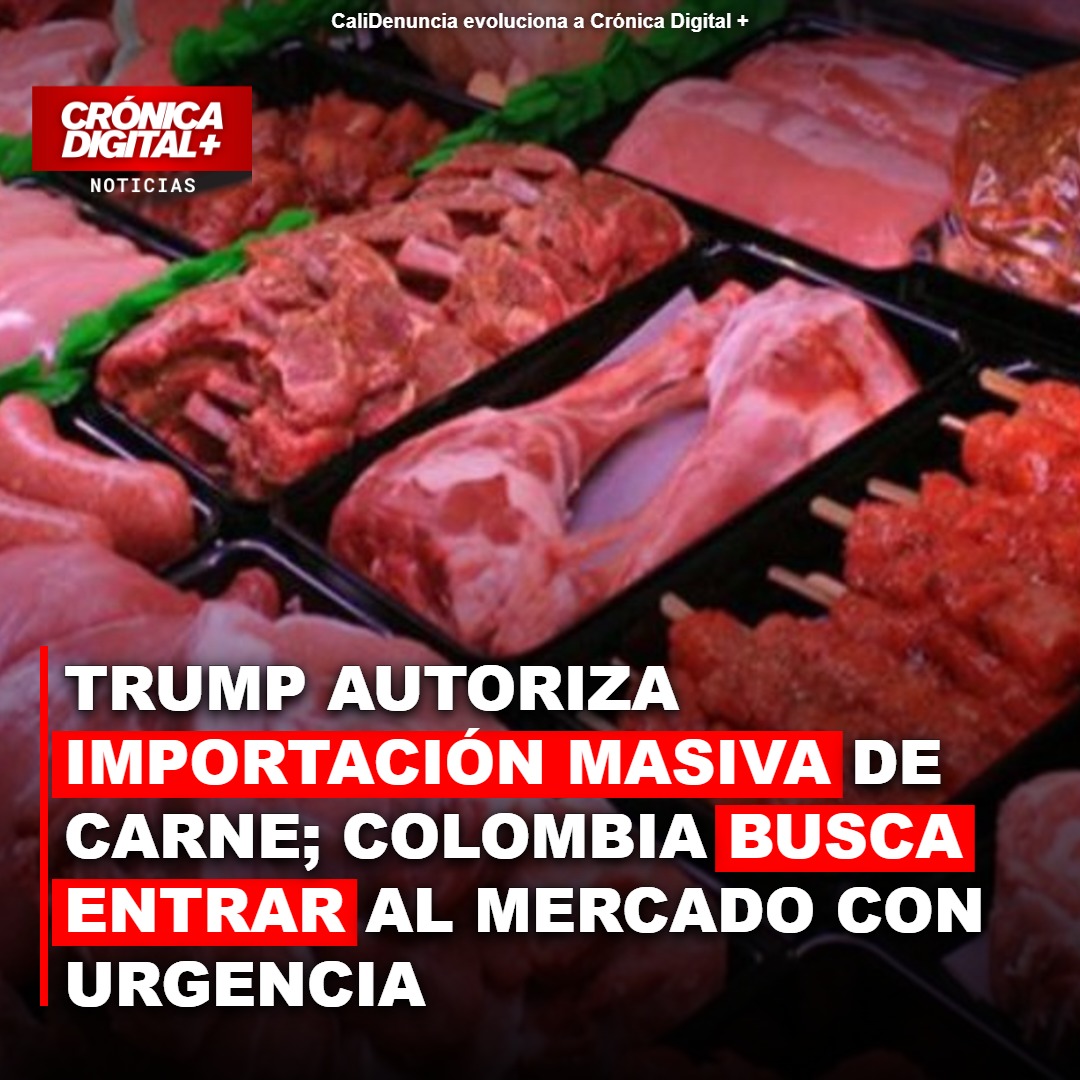 Trump autoriza masiva importación de carne; Colombia acelera ingreso