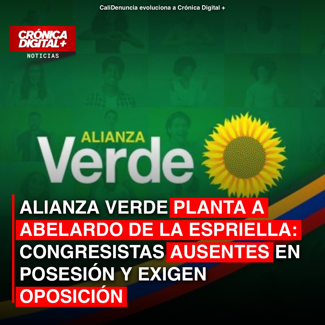 Verdes disidentes plantan a De la Espriella y exigen oposición formal