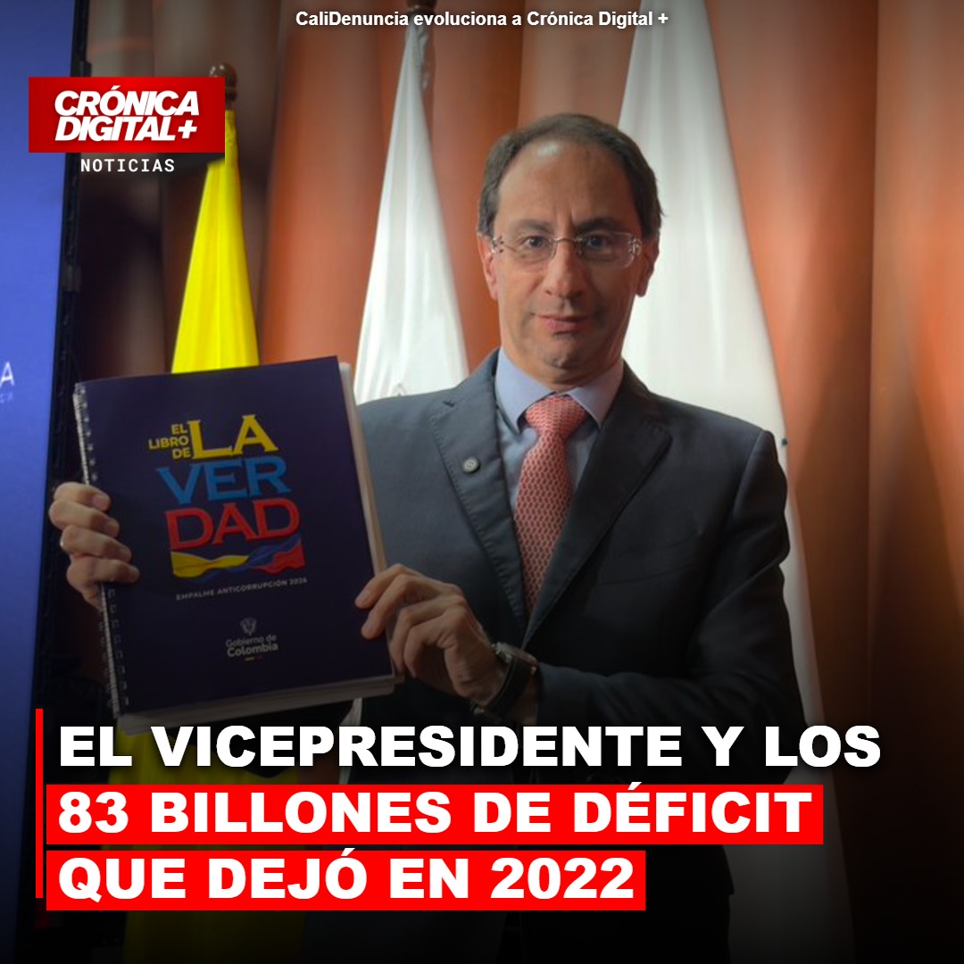 VICEPRESIDENTE RESTREPO Y LOS 83 BILLONES DE DÉFICIT QUE DEJÓ EN 2022