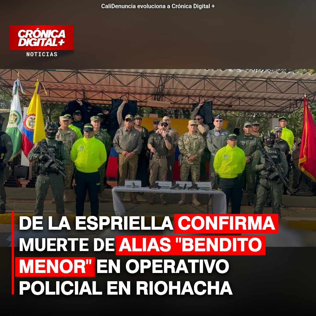 Abatido ‘Bendito Menor’ en Riohacha: Golpe estratégico a las ACSN
