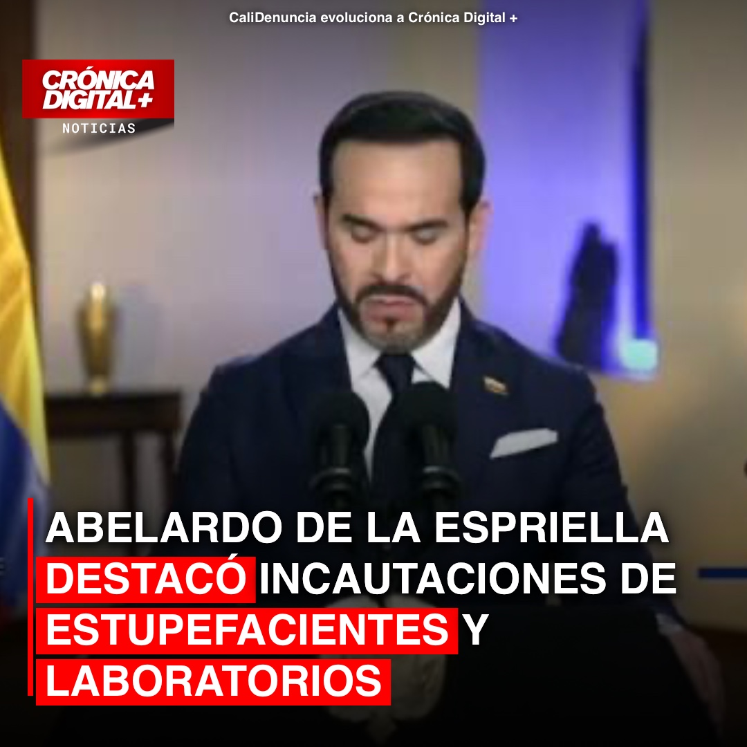 Abelardo de la Espriella destacó incautaciones de estupefacientes y laboratorios