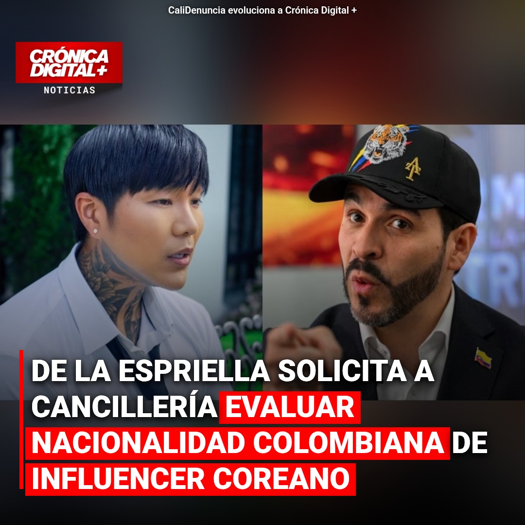 Abelardo De La Espriella Pide a Cancillería Evaluar Nacionalidad de Influencer Coreano