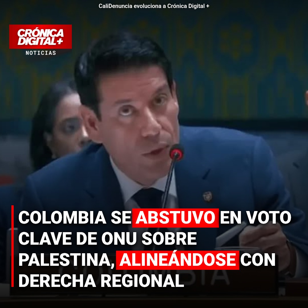 Abstención de Colombia en ONU sobre Palestina: ¿Giro a la derecha regional?