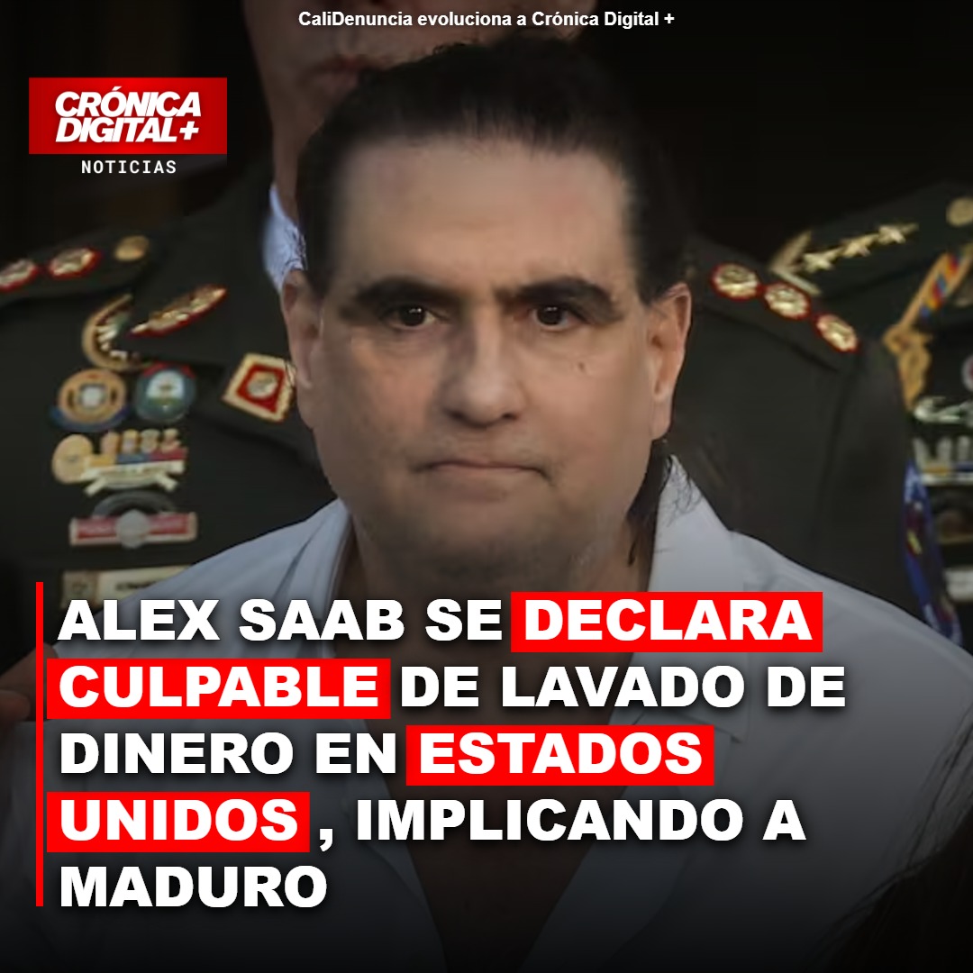 Alex Saab se declara culpable de lavado: implicaciones para Maduro