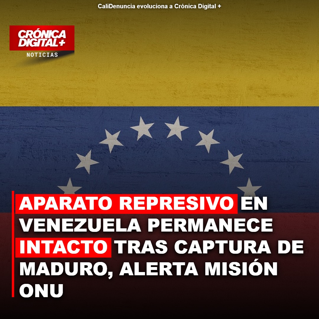 Aparato represivo venezolano persiste pese a captura de Maduro, alerta ONU
