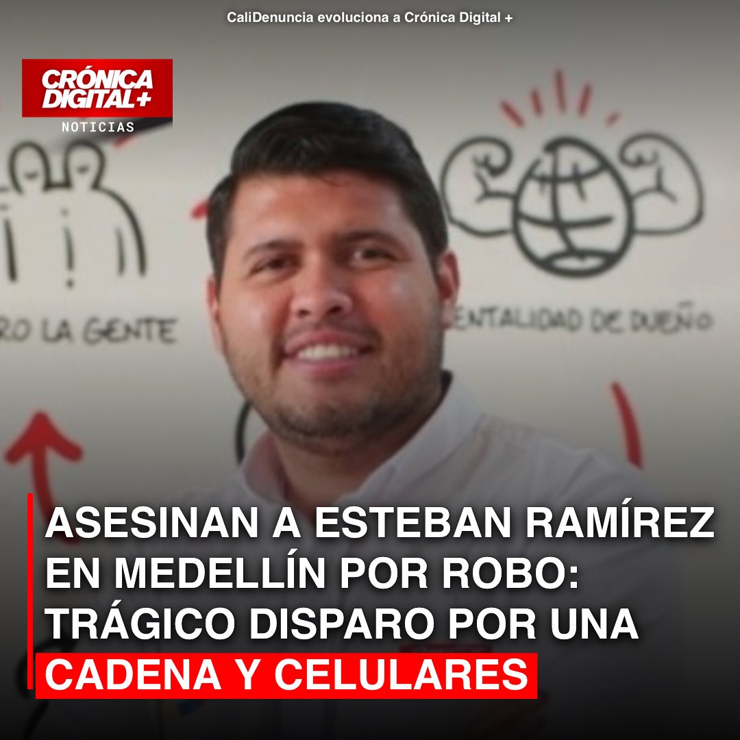 Asesinan a ejecutivo en Medellín por cadena y celulares: conmoción por la violencia