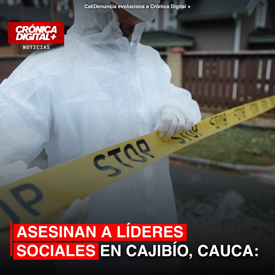Asesinan a líderes en Cajibío: recrudece violencia contra defensores en Cauca