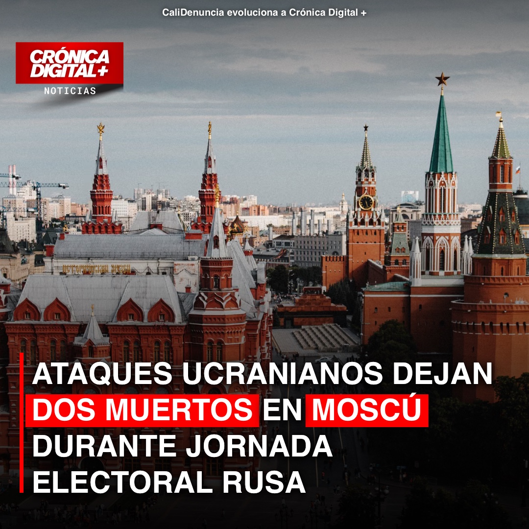Ataque de drones ucranianos a Moscú deja dos muertos en jornada electoral rusa