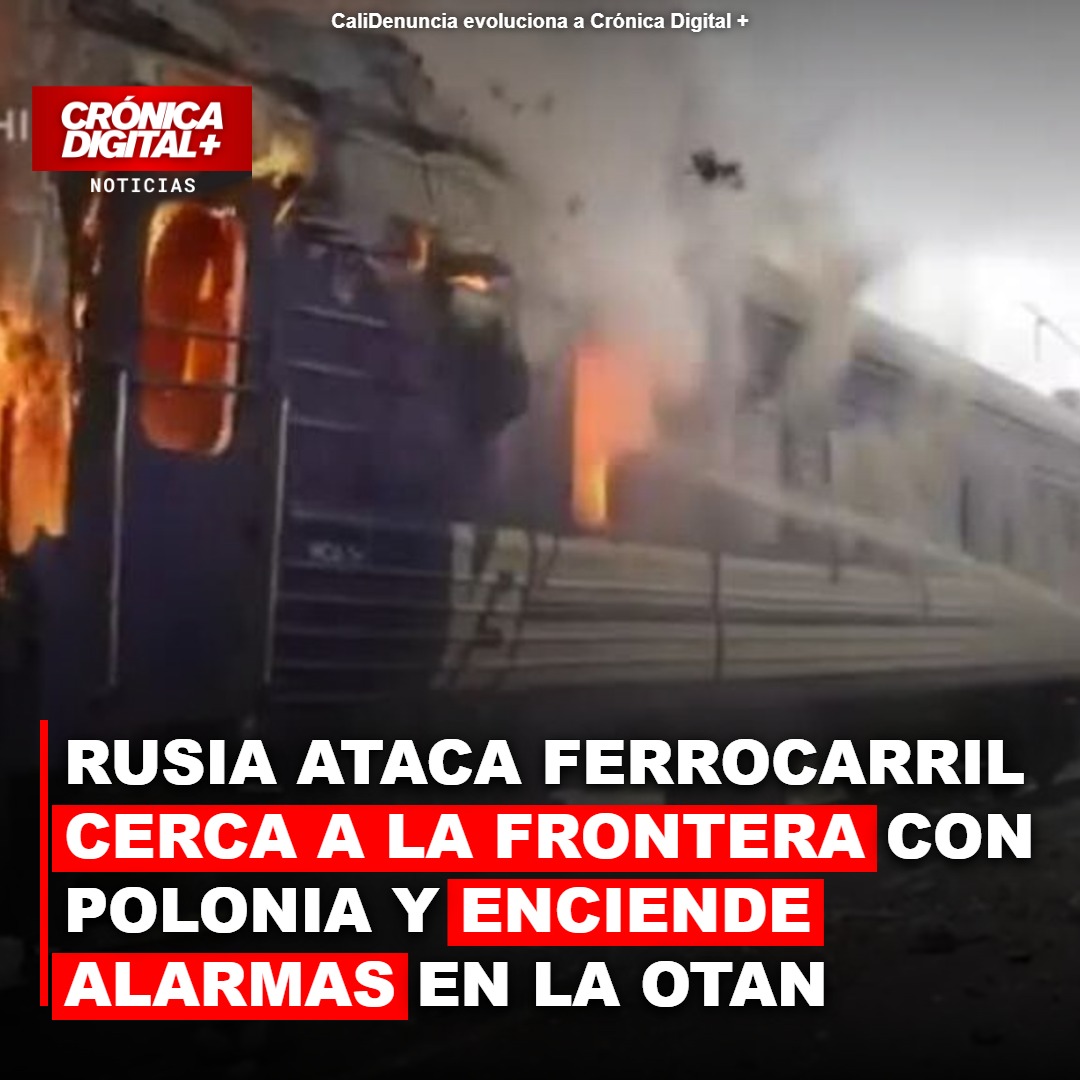 Ataque ruso a ferrocarril ucraniano en frontera con Polonia eleva tensión en la OTAN