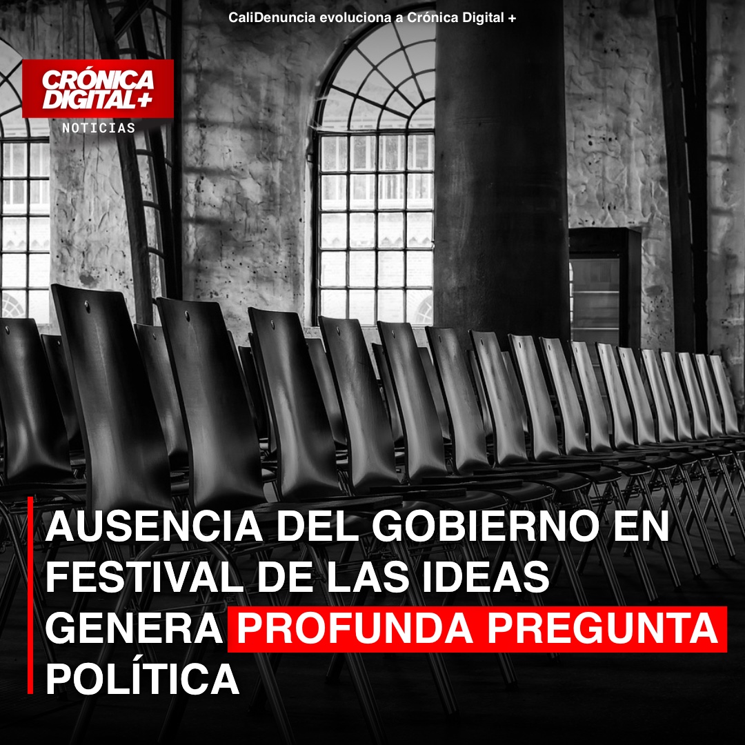 Ausencia gubernamental en Festival de Ideas genera interrogantes políticos
