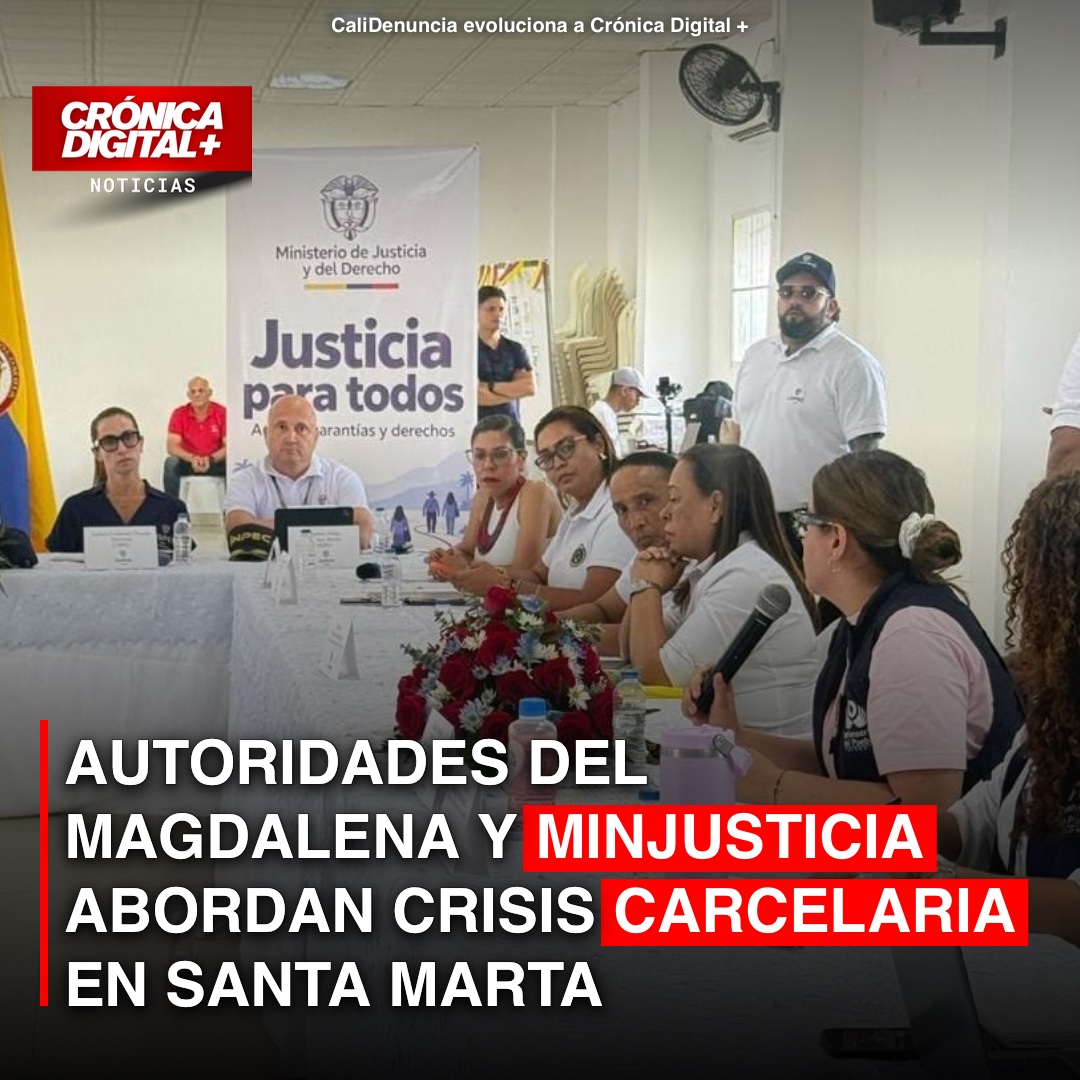 Autoridades del Magdalena y Minjusticia abordan crisis carcelaria en Santa Marta
