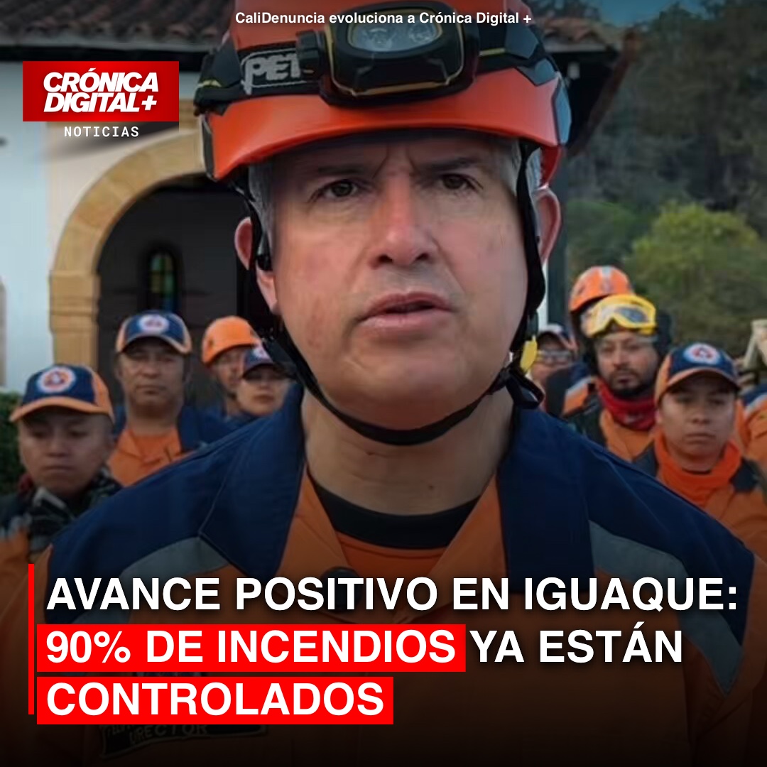 Avance positivo en Iguaque: 90% de incendios ya están controlados