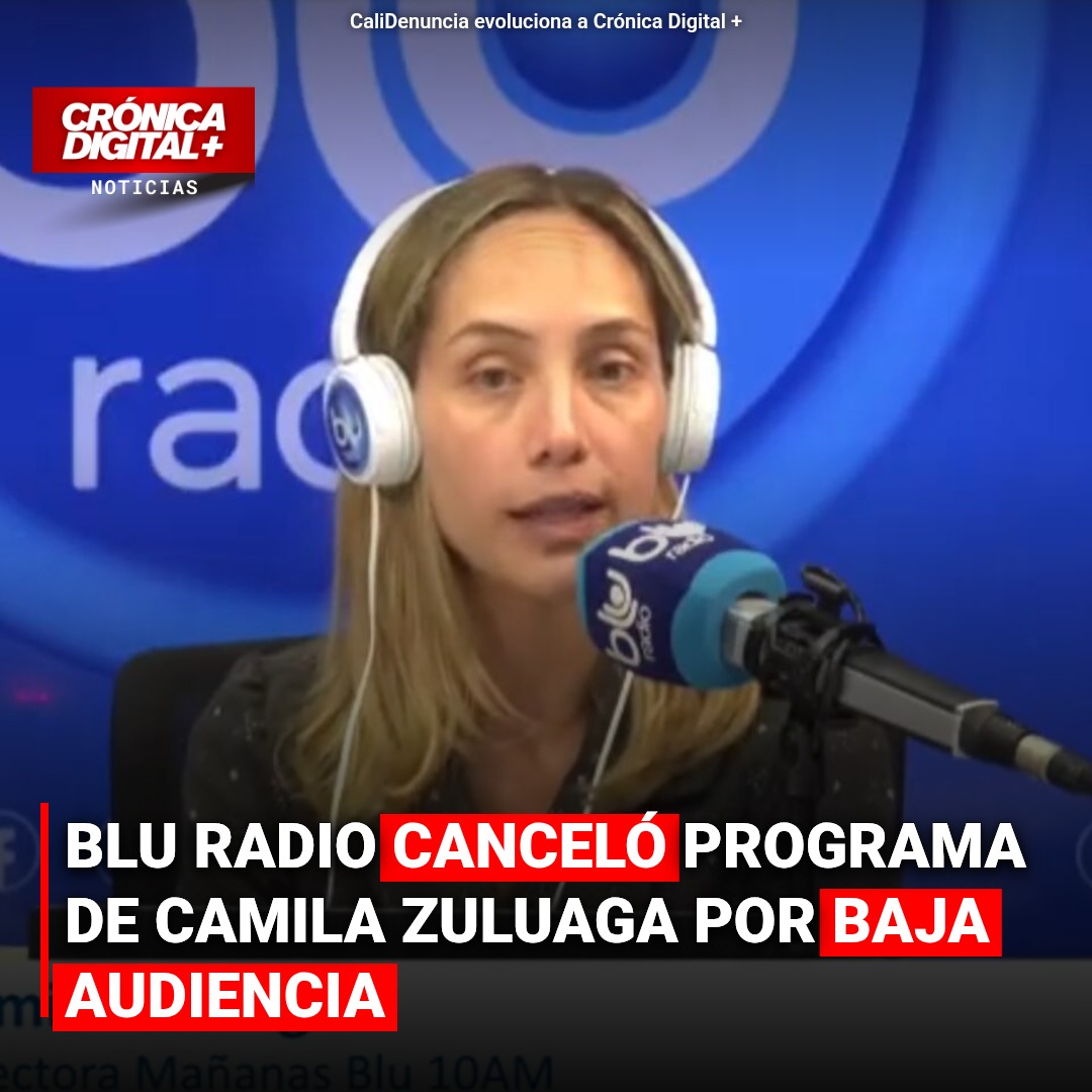 Blu Radio Cancela Programa de Camila Zuluaga por Baja Audiencia