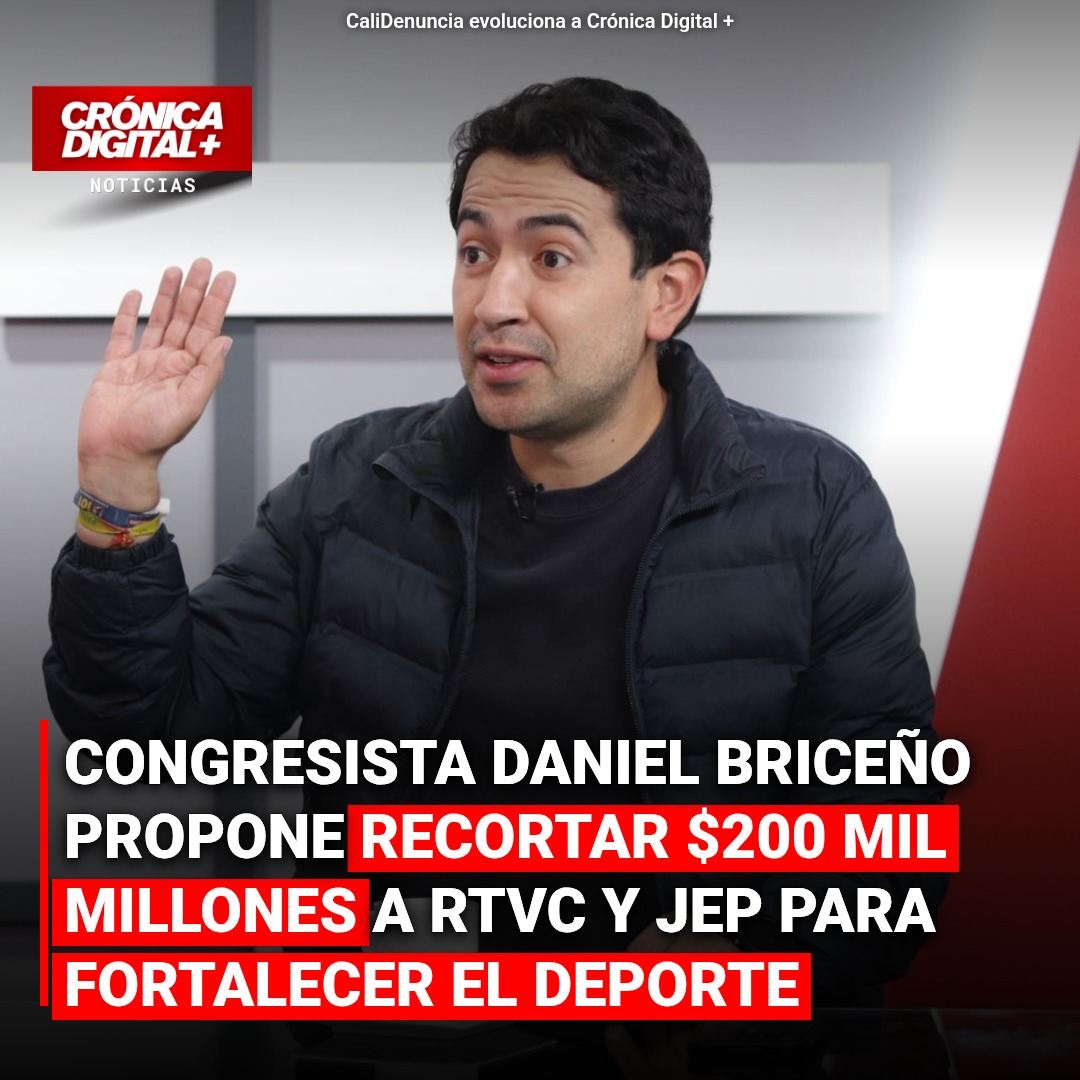 Briceño busca redirigir $200.000 millones de RTVC y JEP a deportes