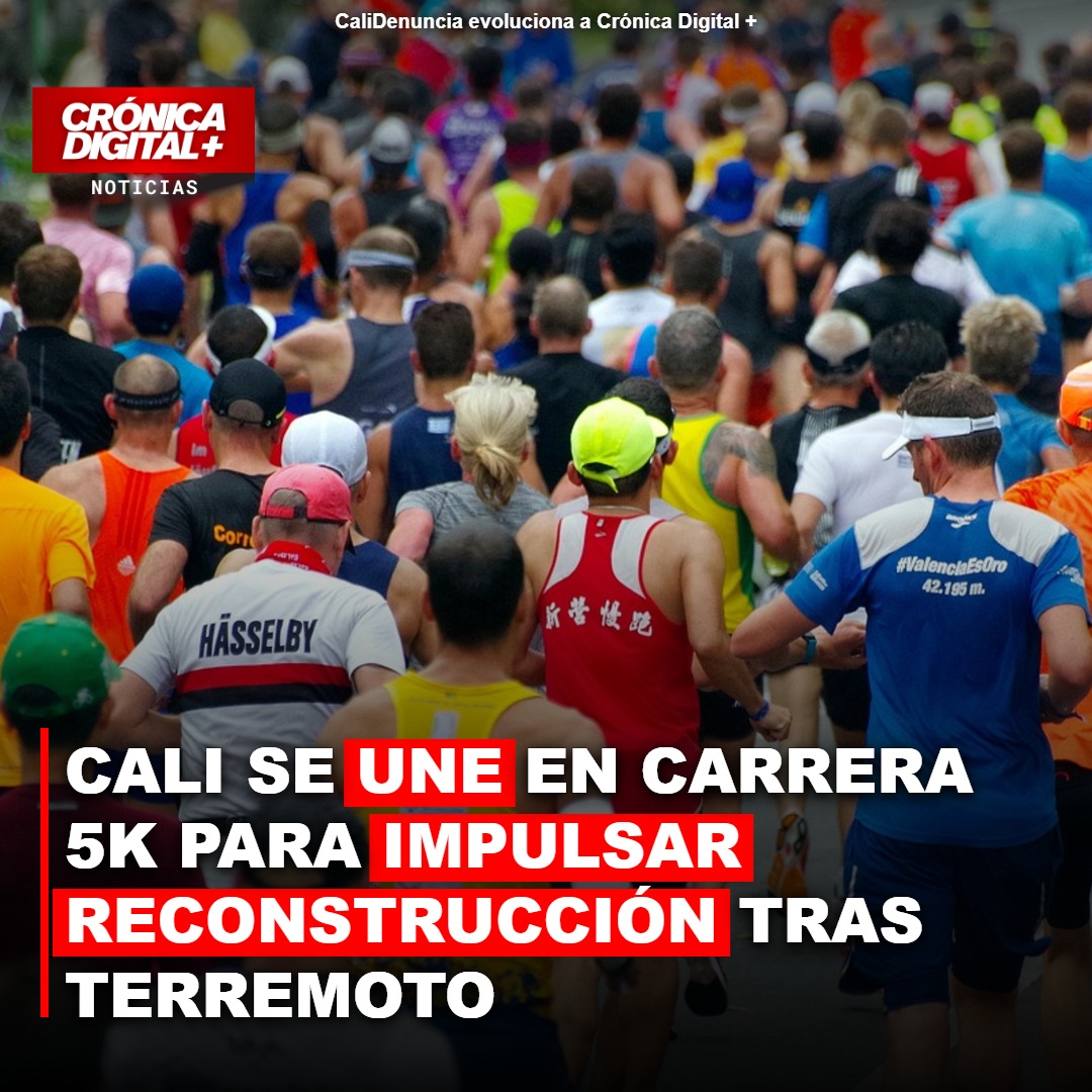 Cali Corre por la Reconstrucción Post-Terremoto con Carrera 5K