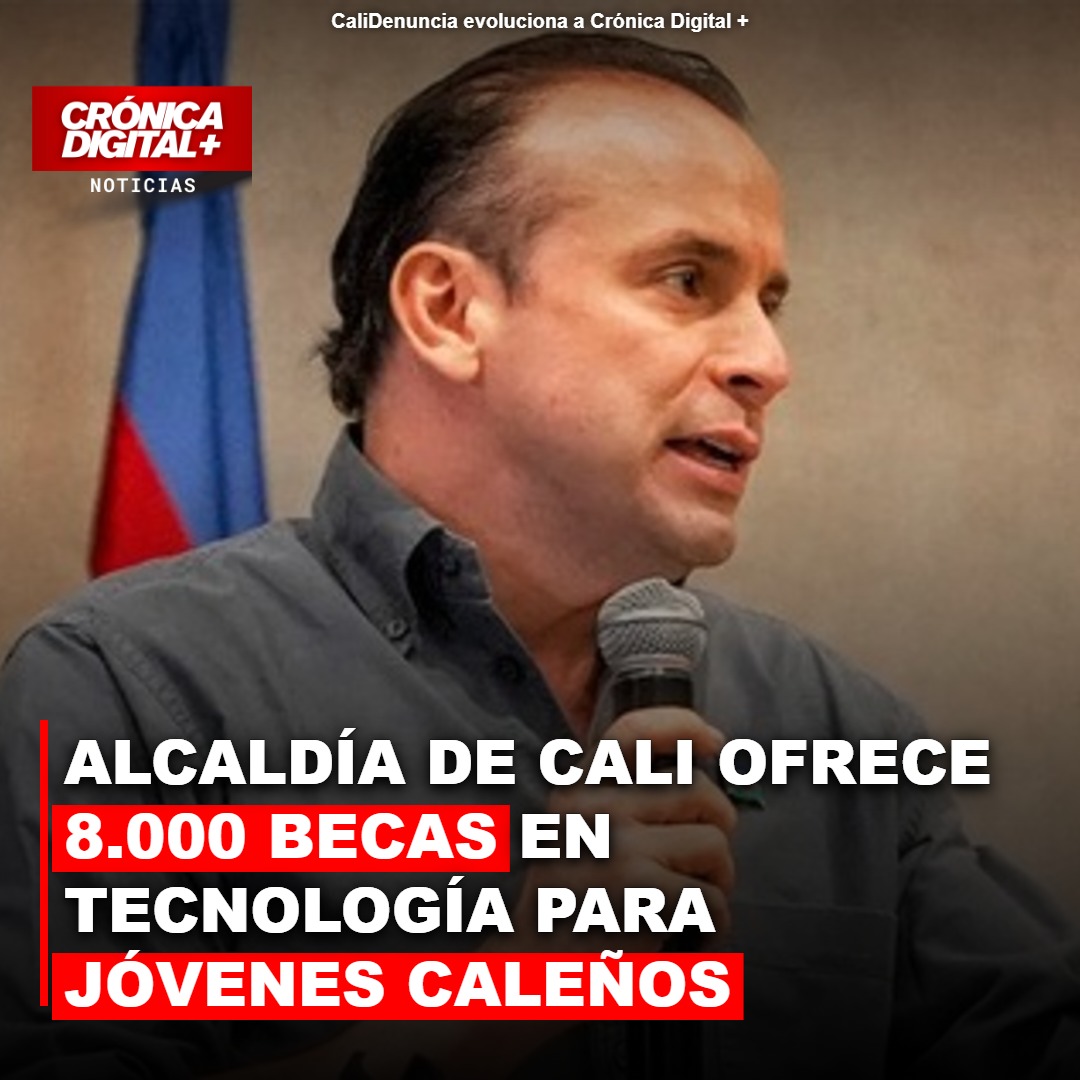 Cali impulsa futuro digital: 8.000 becas en tecnología para jóvenes