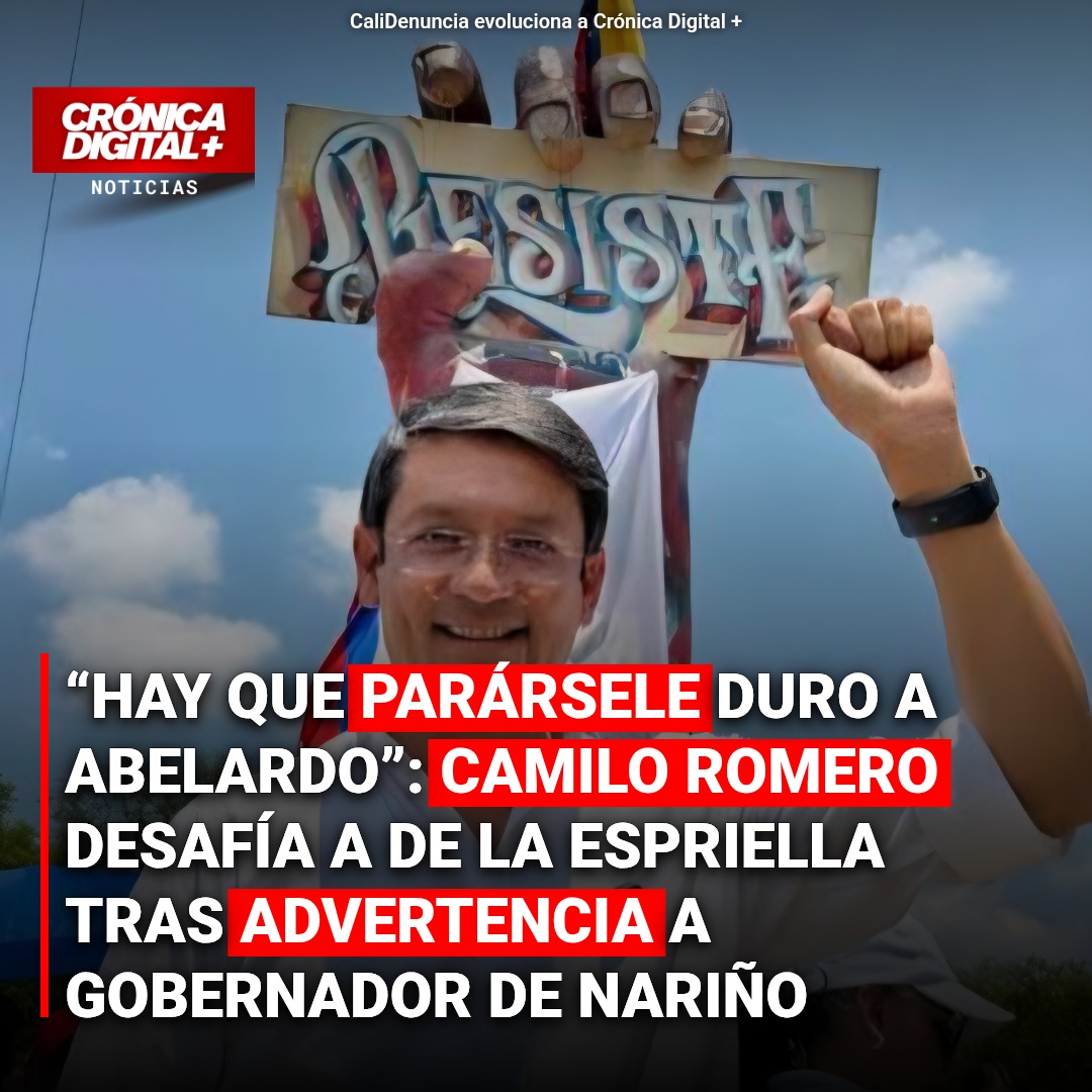 Camilo Romero reta a De la Espriella por advertencia a gobernador de Nariño