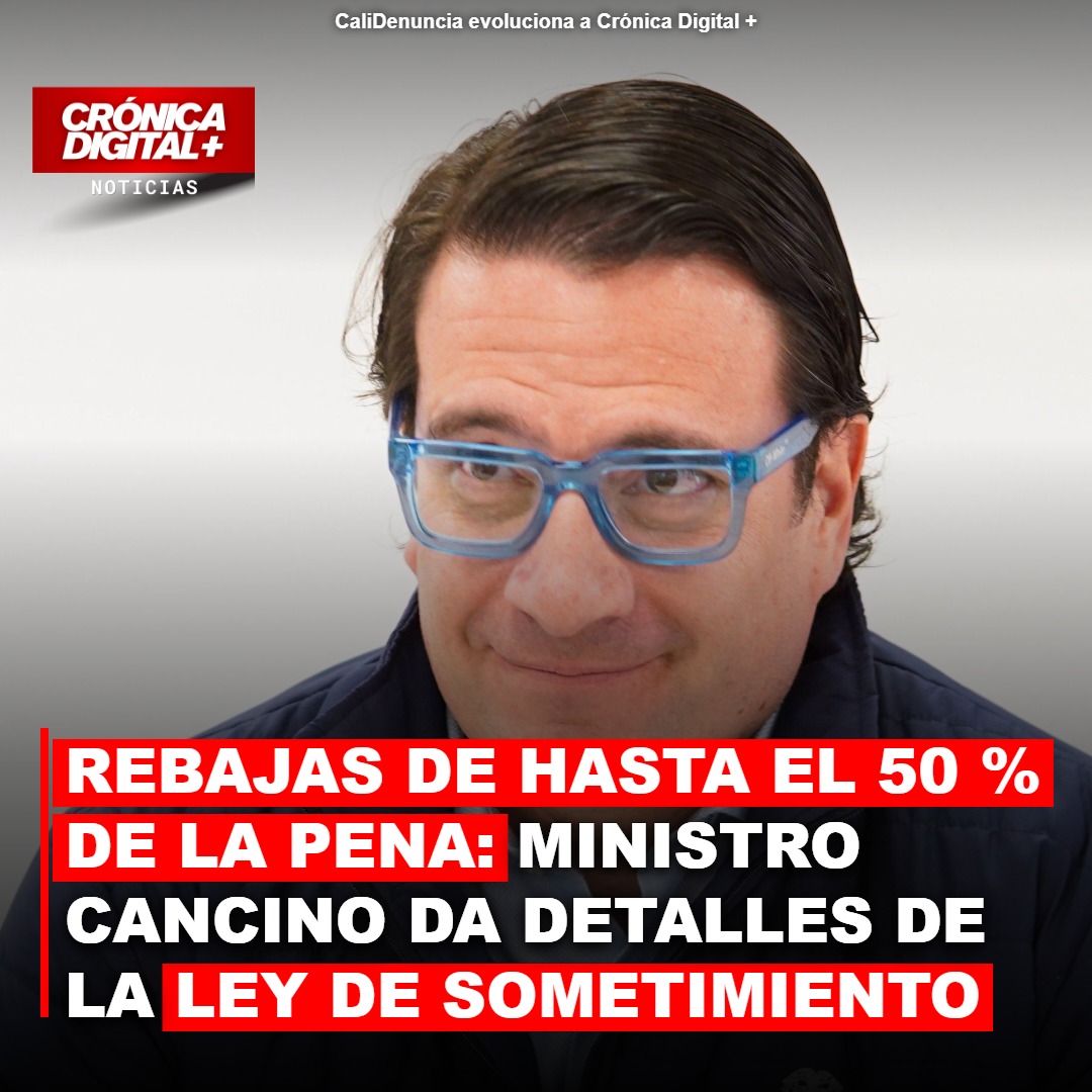 Cancino detalla rebajas del 50% en penas por ley de sometimiento