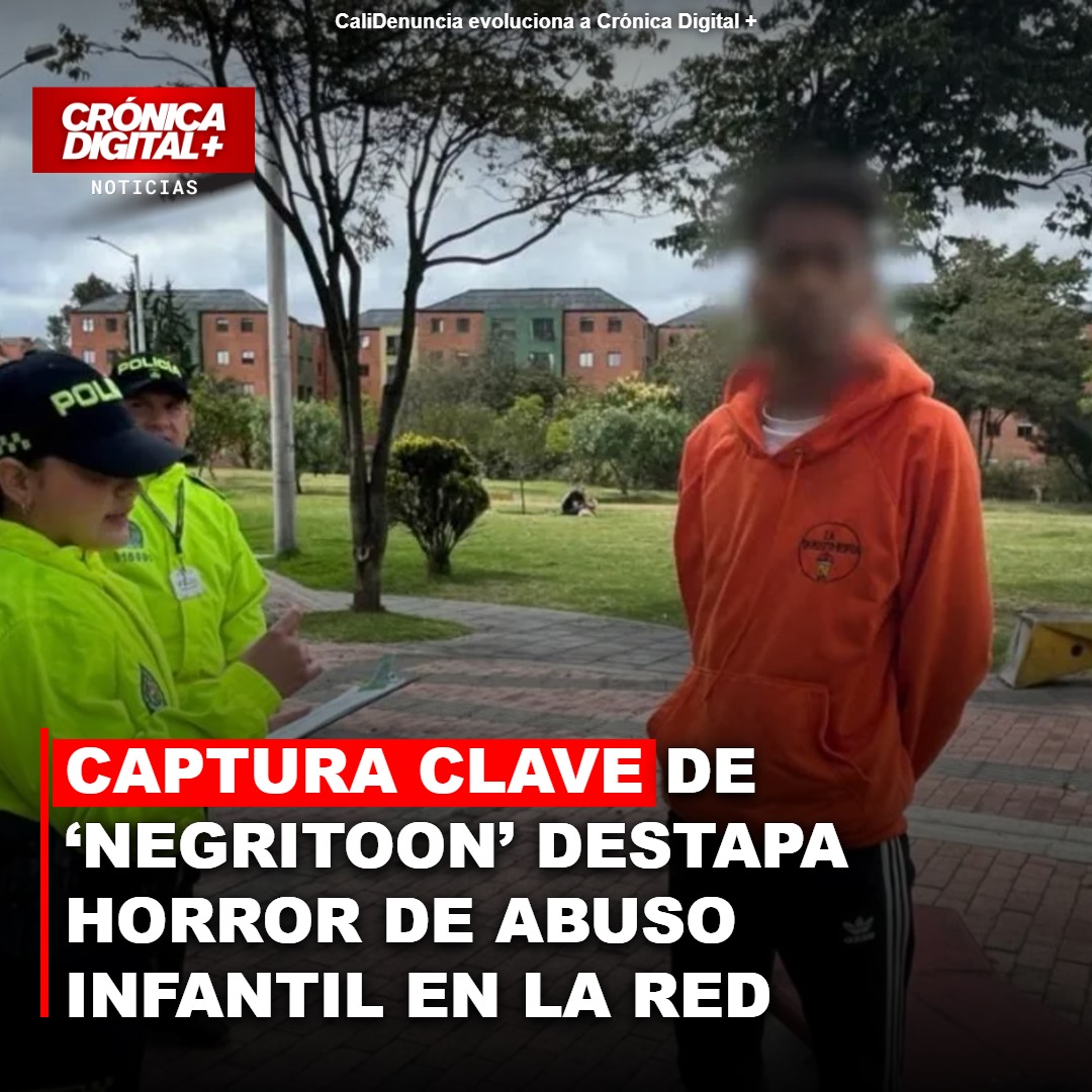 Capturan a ‘Negritoon’ por material de abuso infantil: revelan red criminal