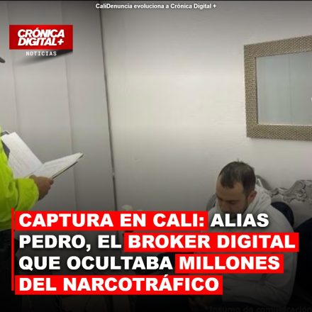 Capturan en Cali a «Pedro», el cerebro financiero del narcotráfico